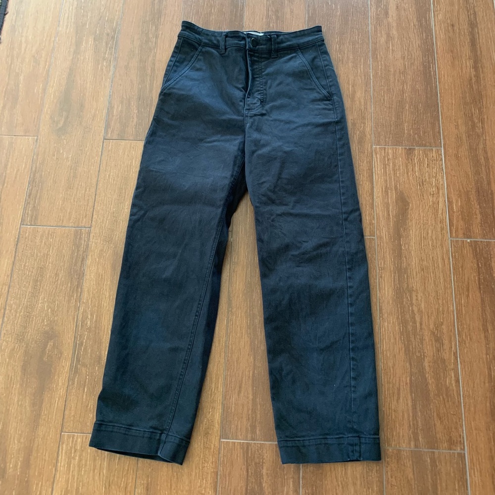 Everlane straight leg crop pants